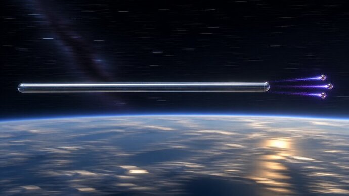 300米星际方舟 · 三球推进构型概念图