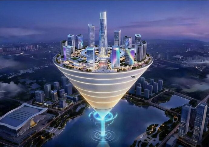 天空之城渲染图